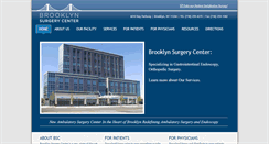 Desktop Screenshot of brooklynsurgerycenter.com